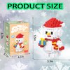 HGCYCF Christmas Building Blocks Snowman Compatible for Lego Christmas Micro Blocks Stacking New Toys Holiday Present Box New Year Birthday Gifts for Kids 6-12 Years Old (Snowman)
