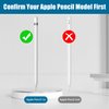 AGVEE 5ft USB-C Male to Lightning Female Charging Adapter Cable for Apple Pencil 1st Generation, 2 in 1 Charger Cord Enables Apple Pencil Pen 1st Gen Match iPad 10, Dark Gray