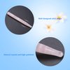 ZJchao Massage Stone Wand Massage Stick, Jade Massage Crystal Wand Gua Sha Scraping Massage Tools Rose Quartz Guasha Beauty Tool for Facial Skin Rejuvenation Jade Stone Massage