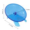 Hamster Flying Saucer Silent Running Exercise Wheel for Gerbil Rat Mouse Hedgehog Small Animals (Blue)