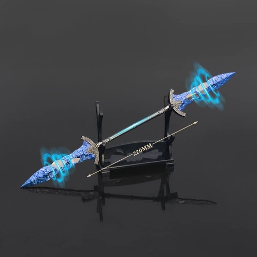 Elden Ring Replica Gargoyle's Twinblade Action Figures Toys Collection Gift Party Supplies Desk Decoration Backpack Pendant Gift