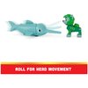Paw Patrol, Aqua Pups Rocky and Sawfish Action Figures Set, Kids Toys for Ages 3 and up