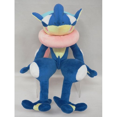 Sanei Pokemon All Star Collection PP50 Greninja 9"" Stuffed Plush, Blue