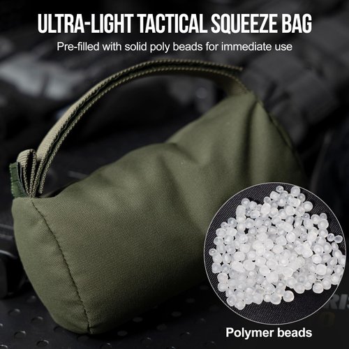 OneTigris Shooting Rest Bag, Pre-Filled Shooting Bench Rest Bags Front & Rear Gun Support Bags Stand Holder Sand Bags for Outdoor Shooting, Range, Shooting, and Hunting