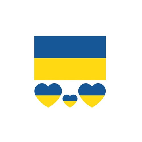 ZPDNURZL 10 Sheets Ukraine Flag Tattoos Stickers 40 Pcs Waterproof Sweat Sports National Flag Removable Fake Tattoos