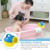 4pcs Colorful Flower-Shaped Watering Can Set for Kids - Fun Gardening Tools