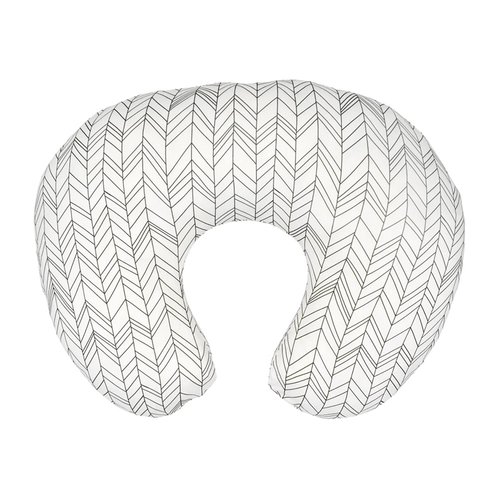 Nursing Pillow Covers for Breastfeeding Pillow, 2 Pack Soft and Stretchy Breastfeeding Pillow Covers for Breastfeeding Mom, Cozy Nursing Slipcover for Boys and Girls (Geometry &Leopard)