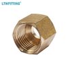LTWFITTING 1/4-Inch Brass Compression Nut,Brass Compression Fitting(Pack of 25)