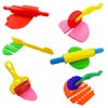 FRIMOONY Dough Tools Set for Kids, Various Plastic Animal Molds, Rolling Pins, for Creative Dough Cutting, 44 Pieces