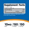 Nutricost Biotin (10,000mcg) in Coconut Oil 150 Softgels - Gluten Free, Non-GMO