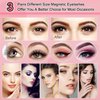 KraftyMagnetic Eyelashes, Premium Magnetic Lashes No Glue or Eyeliner Needed, Reusable Natural Look Magnetic Eyelashes with Applicator (3)