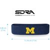 Suddora University of Michigan Headband, Michigan Wolverines Breathable Sweatbands for Sports Events, Non-Slip Cotton Fabric Headband for Football, Tennis, Workout, Costumes & Cosplay