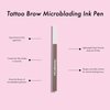 MCoBeauty Tattoo Eyebrow Microblading Ink Pen, Medium/Dark, Hair-Like Strokes, Lightweight and Long-Lasting, Vegan, Cruelty Free Cosmetics