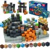Annexfun Magnetic Blocks - Build Magnetic Dark Castle Set - Magnetic Toys for Montessori Toddler Christmas Birthday Gifts - STEM Sensory Toys for 3 4 5 6 7 8 9 10 Year Old Boys & Girls