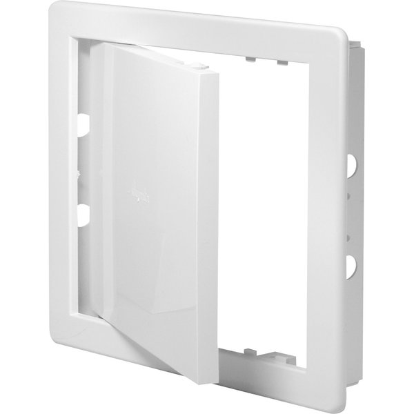 Access Panel Door 12'' x 16'' Inch - White Opening Flap Cover Plate - Box Door Lock - Door Latch