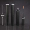 Lasenersm Matte-Black 5ml Aluminum Empty Eyeliner Tubes Refillable with 2 Mini Plastic Funnels for Eyelash Growth Liquid, False Eyelashes Glue, etc.