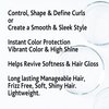 SNOBGIRLS VICE-VERSA CURLS Vegan Hair Oil Smoothing or Curl Defining All Types of Curls, Curly, Dry or Frizzy Hair with Hyaluronic Acid, & Hair Vitamins (45 Hair Oil Capsules)