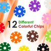 PicassoTiles Building Chips Interlocking Disc Construction Blocks in 12 Colors STEM Learning Early Education Toy Engineering Playset Child Brain Development for Toddlers Girls Boys Kids Age 3+ PTF108