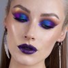 AMY'S DIARY Duochrome MultiChrome Chameleon Liquid Metallic Eyeshadow, High-Impact Multi-Dimensional Finish, Purple Blue Silky Smooth and High Pigment Holographic Glitter Eyeshadow Makeup (#04)