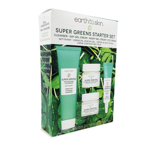 Super Greens Nourishing Set, 4 pieces 2.25 oz