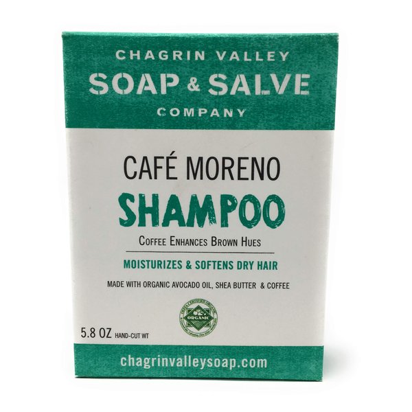 Chagrin Valley Soap & Salve Organic Natural Shampoo Bar (Cafe Moreno, 1 Bar)