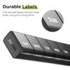 AUVON Black Weekly Pill Organizer with Upgraded Open Design, Travel Pill Box 7 Day for Privacy Protection, BPA-Free Portable Pill Case for Medications, Vitamins and Supplements