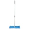 18" Microfiber Dust Mop Kit : (1) Premium Blue Microfiber Dust Mop, (1) Dust Mop Frame & (1) Ergonomic Dust Mop Handle