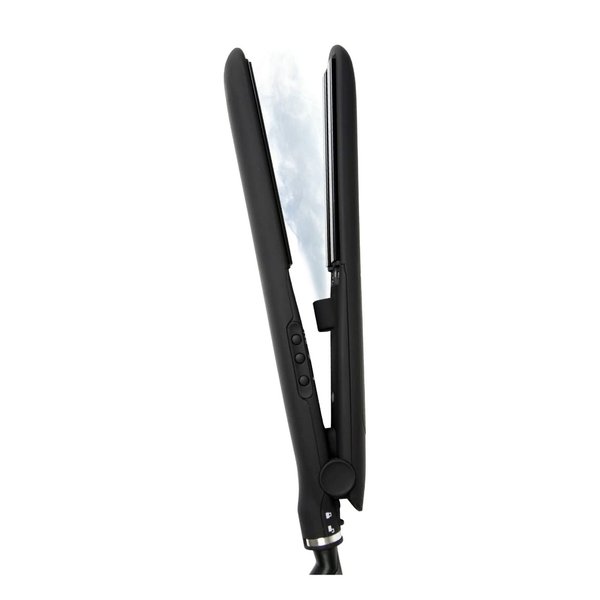 Kim Kimble 1” vapor infused flat iron with Aragon oil conditioner