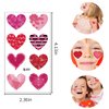 80 Pieces Heart Tattoo Assorted Heart Tattoos Valentines Day Red Temporary Tattoo Waterproof Temp Tattoos Hearts Love Fake Tattoos Valentine Tattoo for Kids Valentines Decal Tattoo Stickers for Women