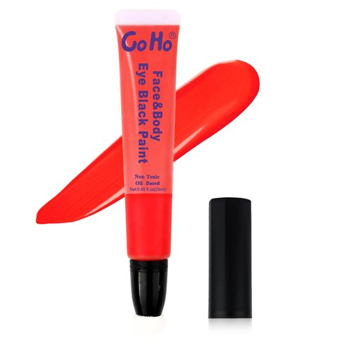 Go Ho Red Face Paint,Waterproof Oil Based Cream Red Body Paint Stick,Red Face Body Paint for Halloween Cosplay SFX Spider Devil Clown Makeup,Red