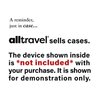 Alltravel Case for Finishing Touch Yes Hair Remover, Laser Hair Removal, Gazelle Epilators, WOGOX Epilator, Ochine Laser Epilator (CASE ONLY)