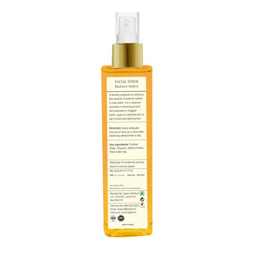 Orgera Herbal Facial Toner Kasmiri Saffron (200ml)