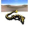 3D Printed Dragon, Black and Gold Articulated Crystal Dragon, Home Office Decor Executive Desk Toys, Fidget ADHD Toy for Autism/ADHD - D065-DR