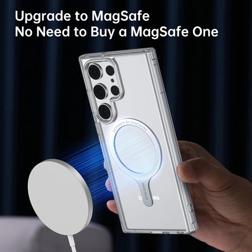 SYNCWIRE for MagSafe Sticker, Metal Ring(3 Pack) Compatible with MagSafe Ring, Support Wireless Charging, Universal Magnetic Conversion Kit for Phone Case Fits iPhone, Galaxy, All Standard Cases