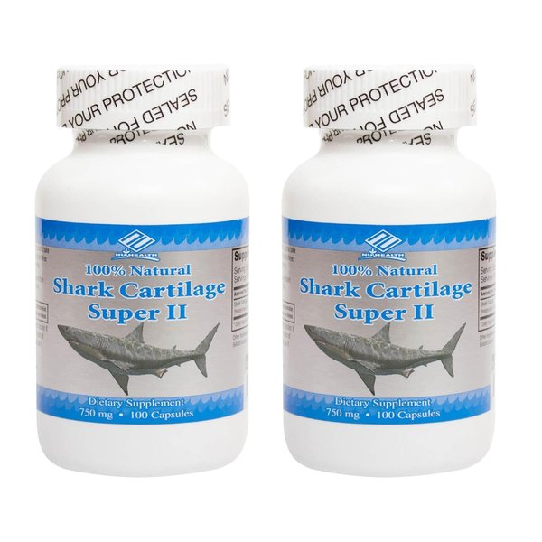 2X Cartílago de Tiiburón 750mg – Apoyo Natural para Articulaciones, Huesos, Piel y Bienestar General – 200 Cápsulas