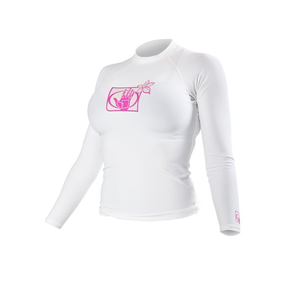 Body Glove Womens Athletic-rash-guard-shirts, White, Small US