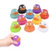 The Dreidel Company Rubber Duck Eye Poppers, Squeeze to Quack, Toy Assortment Duckies for Kids, Bath Birthday Gifts Baby Showers Summer Beach and Pool Activity, 2" (5-Pack)