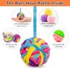 Retro Shaw Cat Toys Balls,6 Pack Woolen Yarn Cat Ball Toy with Jingle Bell Inside,Christmas Cat Toys for Indoor Cats Kitty,Kitten Chew Toys for All Breeds