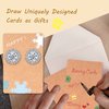 Earring Cards for Selling Including 120 Pcs Earring Holder Cards, 120 Earring Packaging and 240 Pcs Earring Backs, for Necklace/Jewelry Display, Jewelry Packaging 3.5x2.4 Inches (Brown)