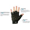 Women's Beastmode Half Finger Fitness Gloves (Medium)