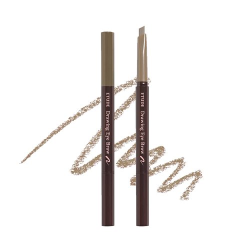 ETUDE Drawing Eye Brow #7 Light Brown | Long Lasting Eyebrow Pencil for Soft Textured Natural Daily Look Eyebrow Makeup | Korean Makeup, Kbeauty, Perfect for Gift