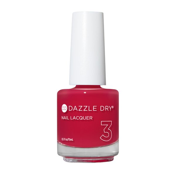Dazzle Dry Nail Lacquer (Step 3) - Sugar Dipped - A sheer reddish pink. Jelly. Sheer. (0.5 fl oz)