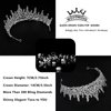 WOVOWOVO Silver Tiara and Crown for Women Bride Wedding Princess Queen Crowns Crystal Hair Accessories Pageant Party Prom Birthday Gifts