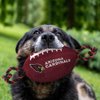 Pets First NFL Arizona Cardinals Football Dog Toy, Tough Quality Nylon Materials, Strong Pull Ropes, Inner Squeaker, NFL Team Color