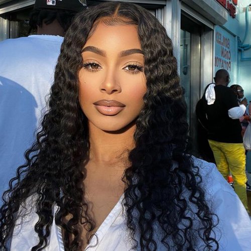 Quantum Love Curly Lace Front Human Hair Wig Kinky Curly Lace Frontal Curly Wigs for Black Women ...