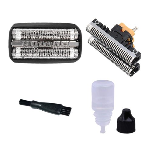Replacement Foil&Cutter w/Rozor Shaver Oil+ Clean Brush for Braun 31B 5000 Shaver 5610 5611 5612 5614 5414 5417 5427 5443 5444