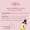 Camille Rose Honey Hydrate Leave In Conditioner, with Aloe and Olive Oil, to Soften Smooth and Protect, Moisturizer for All Hair Types, 9 fl oz