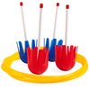 Champion Sports Lawn Darts for Kids: Classic Toss Game & Backyard Party Toy for Families - Safe Plastic Dart & Target Ring Set - Indoor & Outdoor Use Blue