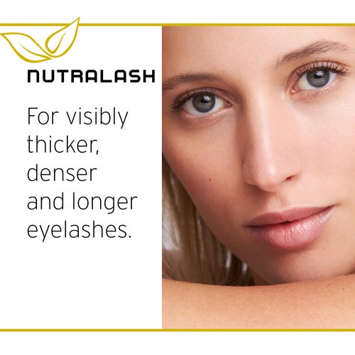 Nuvega Lash - Vegan Eyelash Serum & Eyebrow Serum for Long Eyelashes in just 4-6 Weeks I Lash Serum I Eyelash Growth Serum I Made in Germany I 1ml