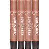 Burt's Bees Shimmer Lip Tint Set, Tinted Lip Balm Stick, Moisturizing for All Day Hydration with Natural Origin Glowy Pigmented Finish & Buildable Color, Caramel (4-Pack)